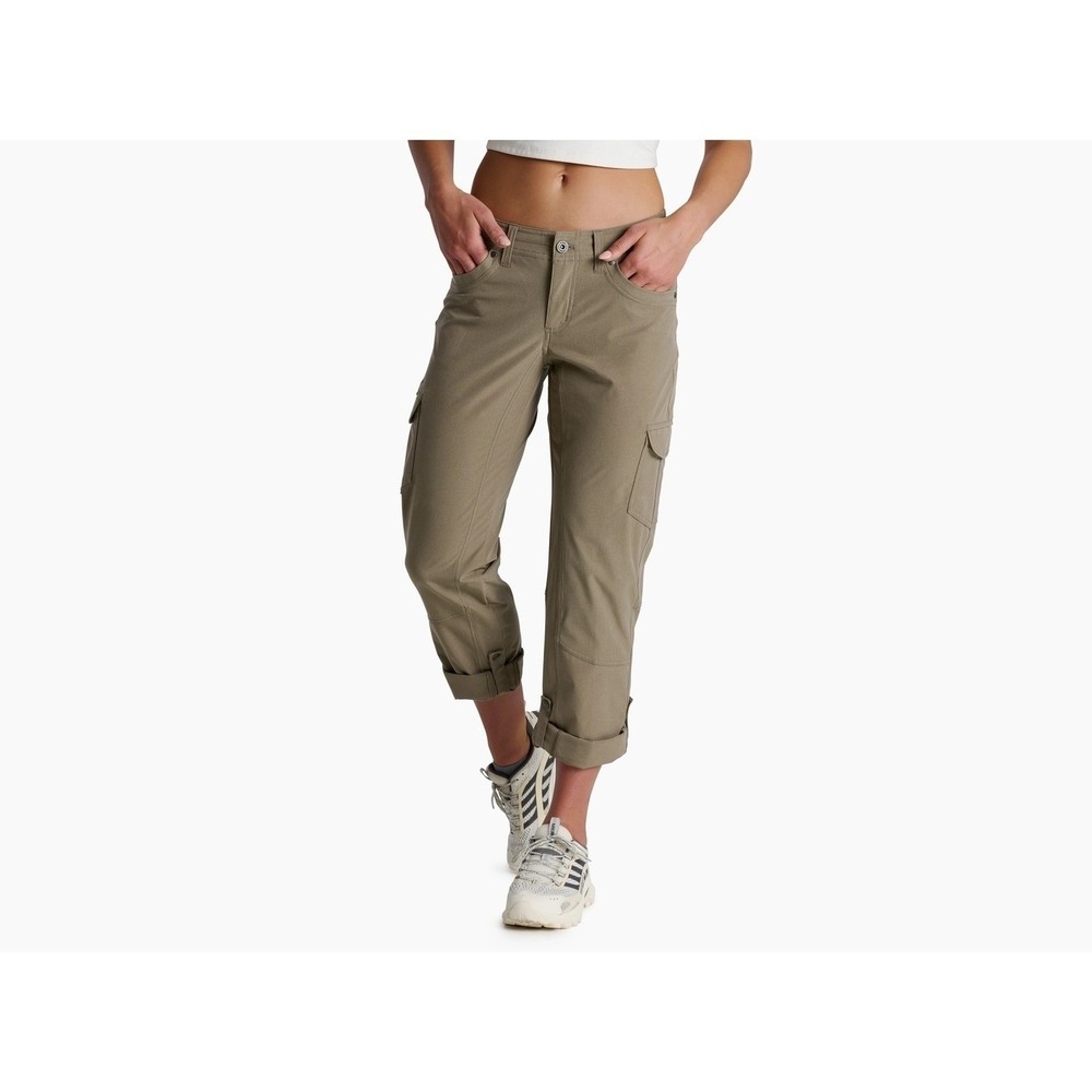 Kuhl Womens Freeflex Rollup Pants Tan Size 6 Reg